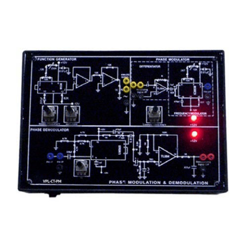 Phase Modulation & Demodulation Trainer (VPL-CT-PM) Manufacturers in New Delhi