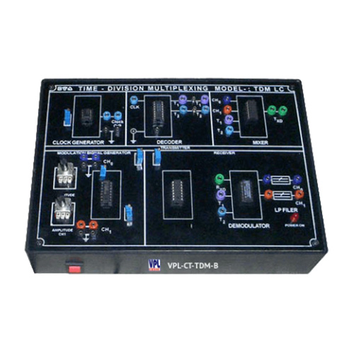 Time Division Multiplexing & Demultiplexing Trainer-Basic (VPL-CT-TDM-B) Manufacturers in New Delhi