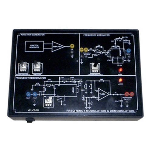 Frequency Modulation & Demodulation Trainer (VPL-CT-FM) Manufacturers in New Delhi