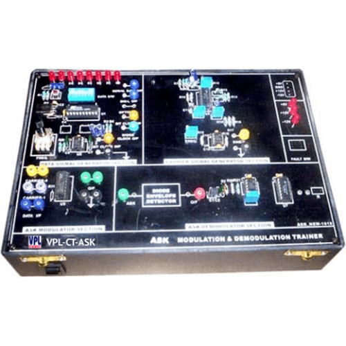 Amplitude Shift Keying Modulation & Demodulation Trainer (VPL-CT-ASK) Manufacturers in New Delhi