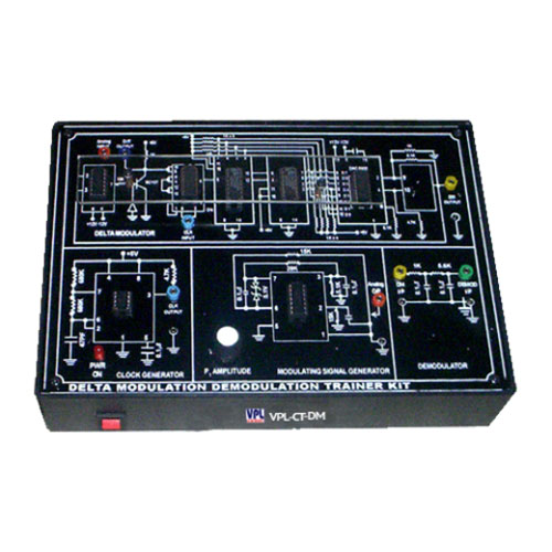 Delta Modulation & Demodulation Trainer (VPL-CT-DM) Manufacturers in New Delhi