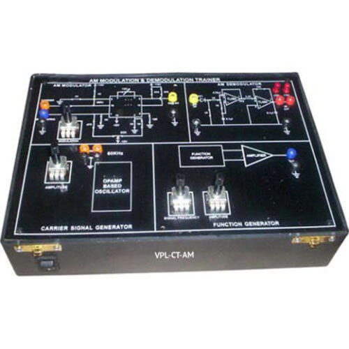 Amplitude Modulation & Demodulation Trainer (VPL-CT-AM) Manufacturers in New Delhi